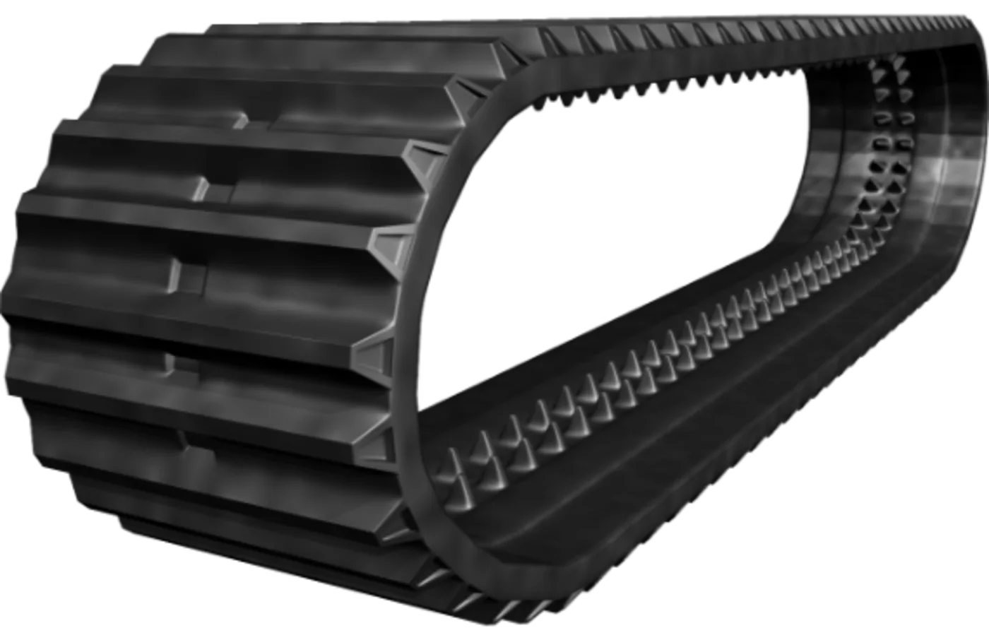 Replacement rubber tracks for crawler carriers