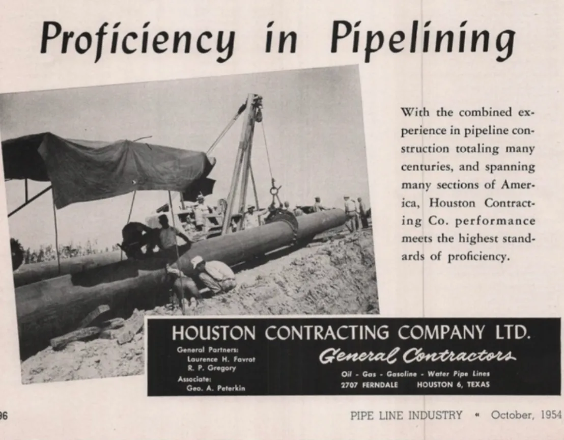Houston Contracting Company years